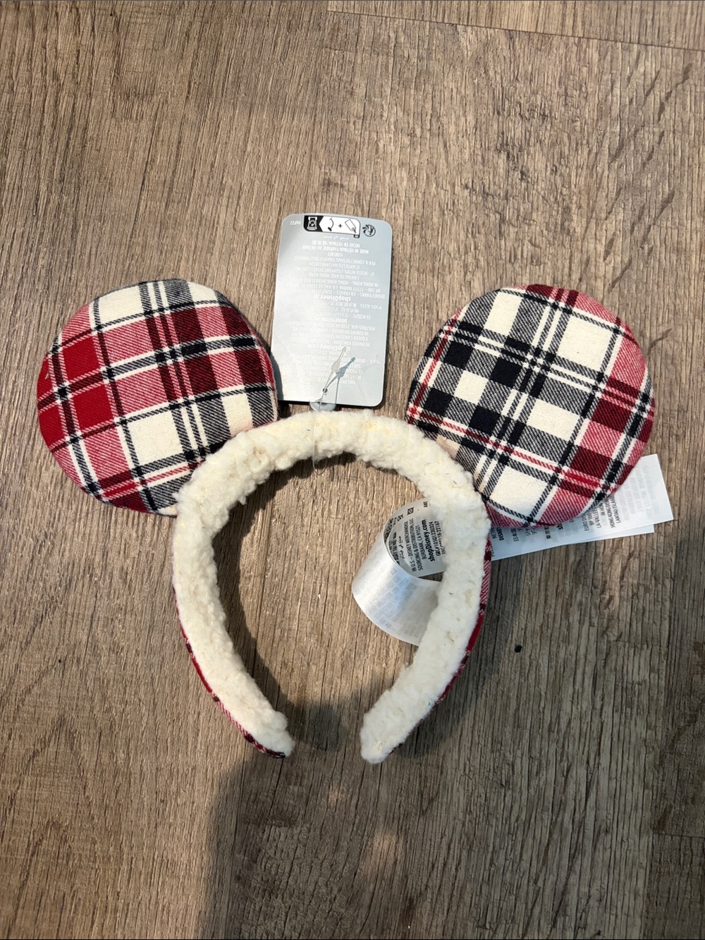 Disney Plaid Christmas Ears(Read